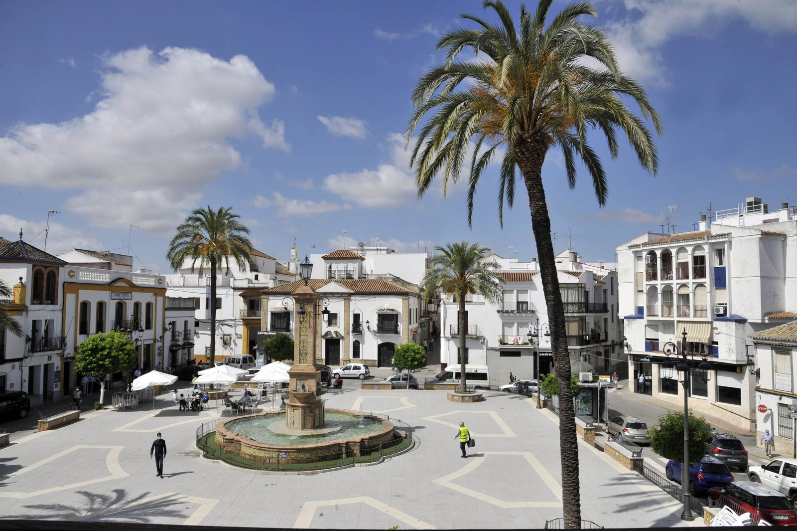 Una vista de la plaza del Ayuntamiento de Villamartín
