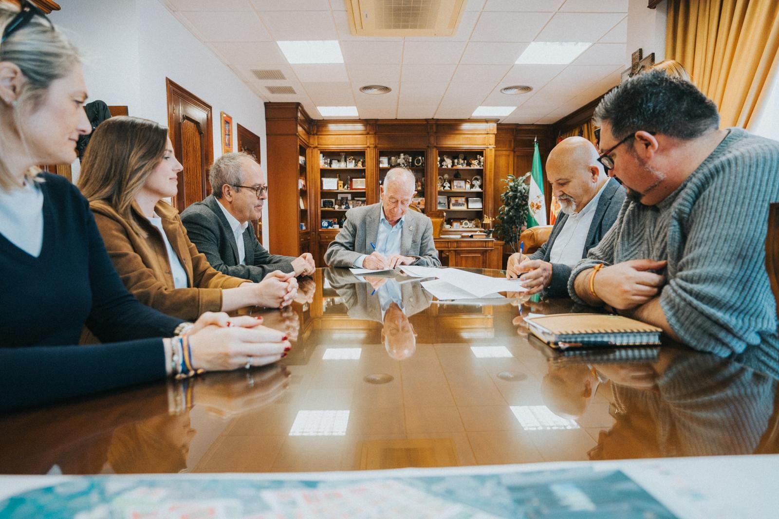 Roquetas de Mar refuerza su apoyo a la Cofradía de la Buena Muerte.