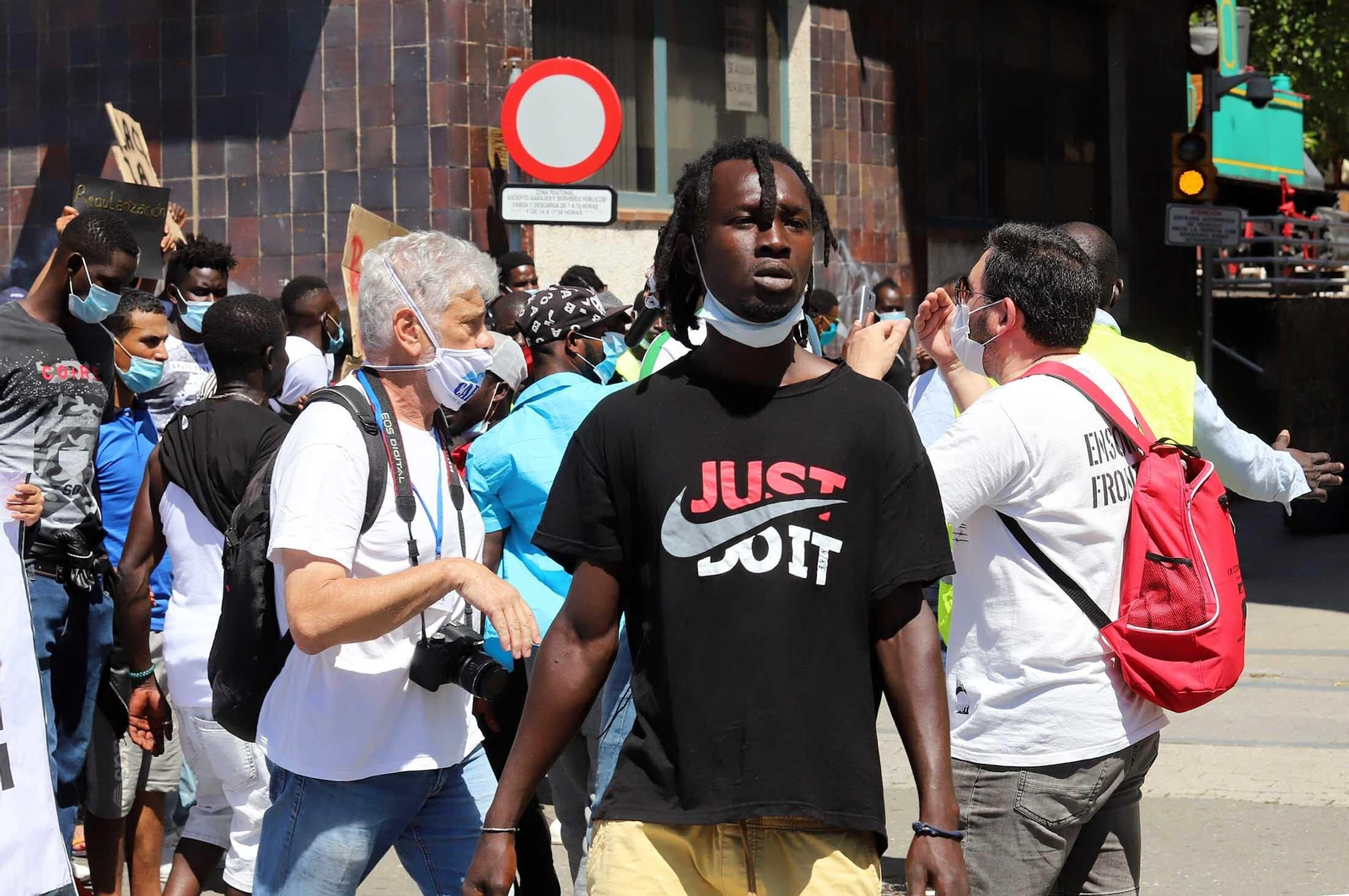 Imágenes de la manifestación por la regularización de inmigrantes