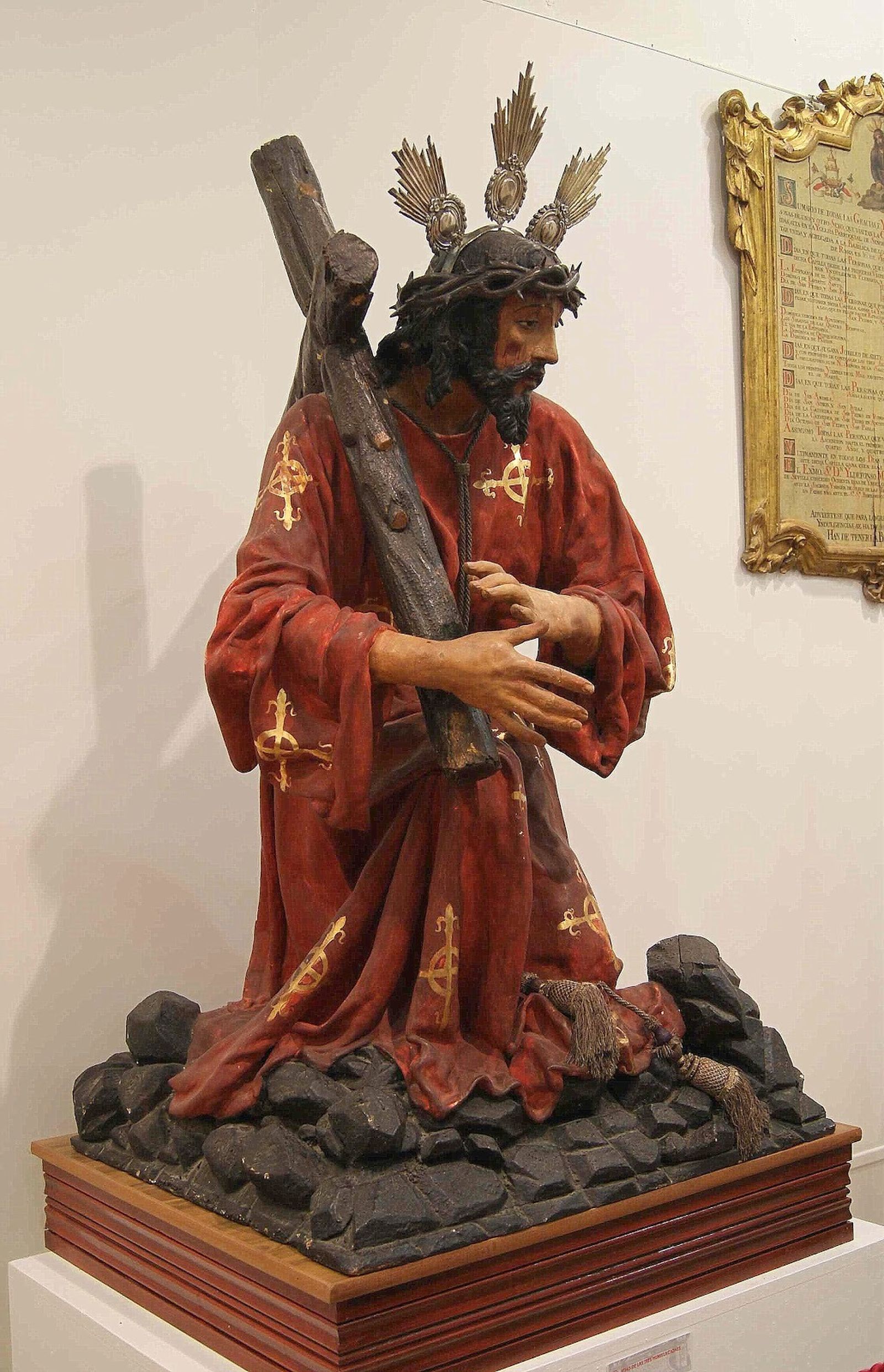 La primitiva imagen en una exposición en el Mercantil hace diez años