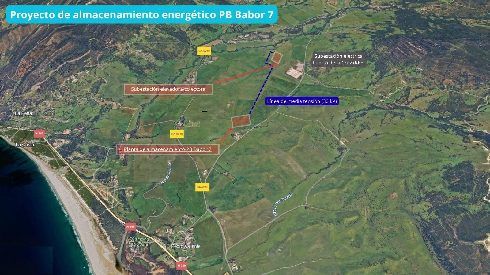 Proyecto de almacenamiento energético PB Babor 7 de Arena Green Power.