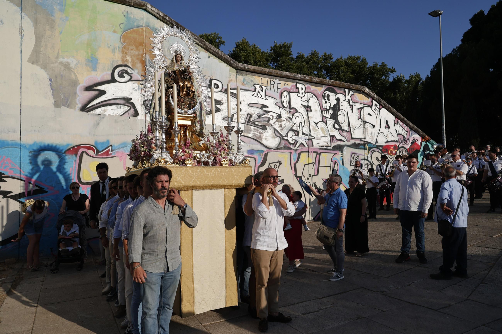 Imágenes de la procesión de la Virgen del Carmen de Calatrava