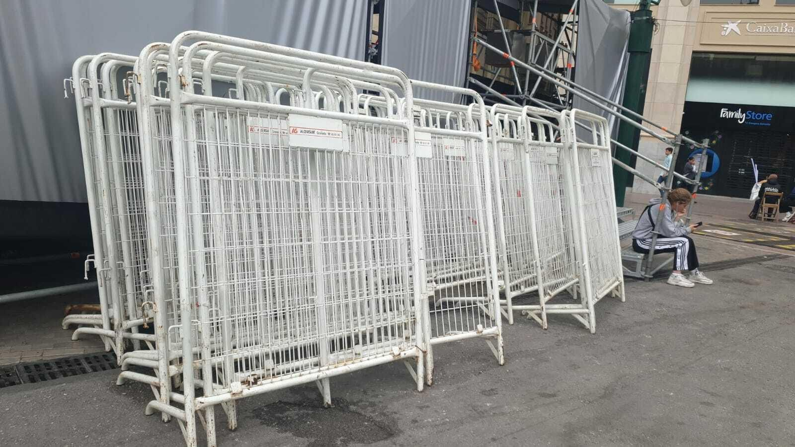 Las nuevas vallas instaladas por el Ayuntamiento