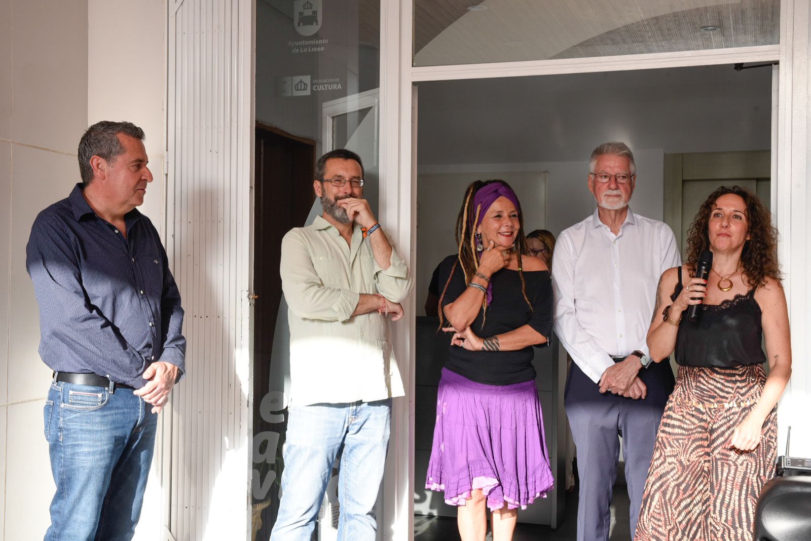 Fotos de la inauguración de exposición en la galería Manolo Alés en La Línea