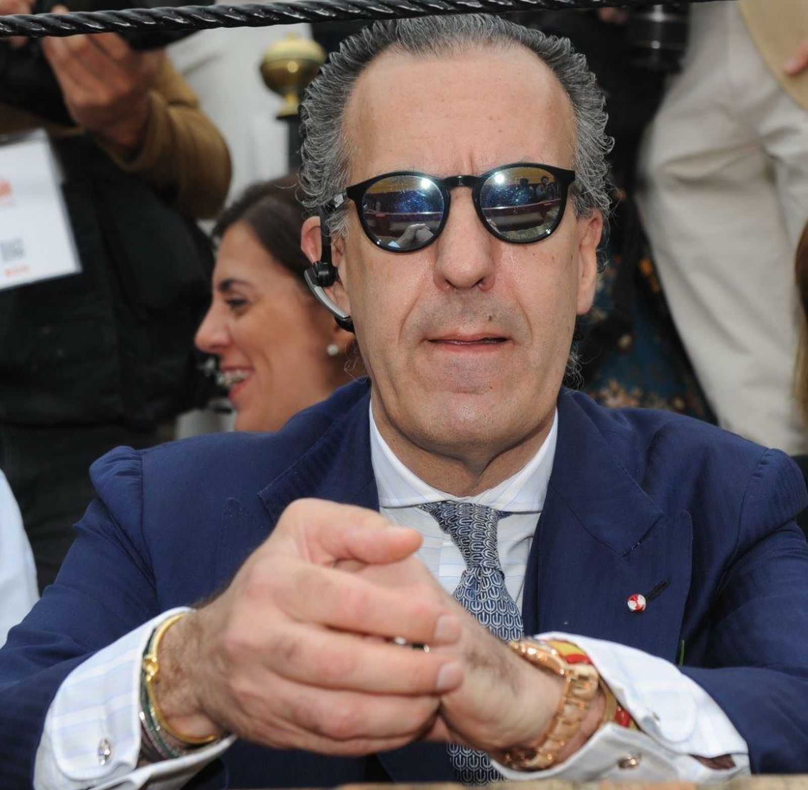 Jaime de Marichalar que estuvo viendo a su hija Victoria Federica por la mañana durante la Exhibición de Enganches