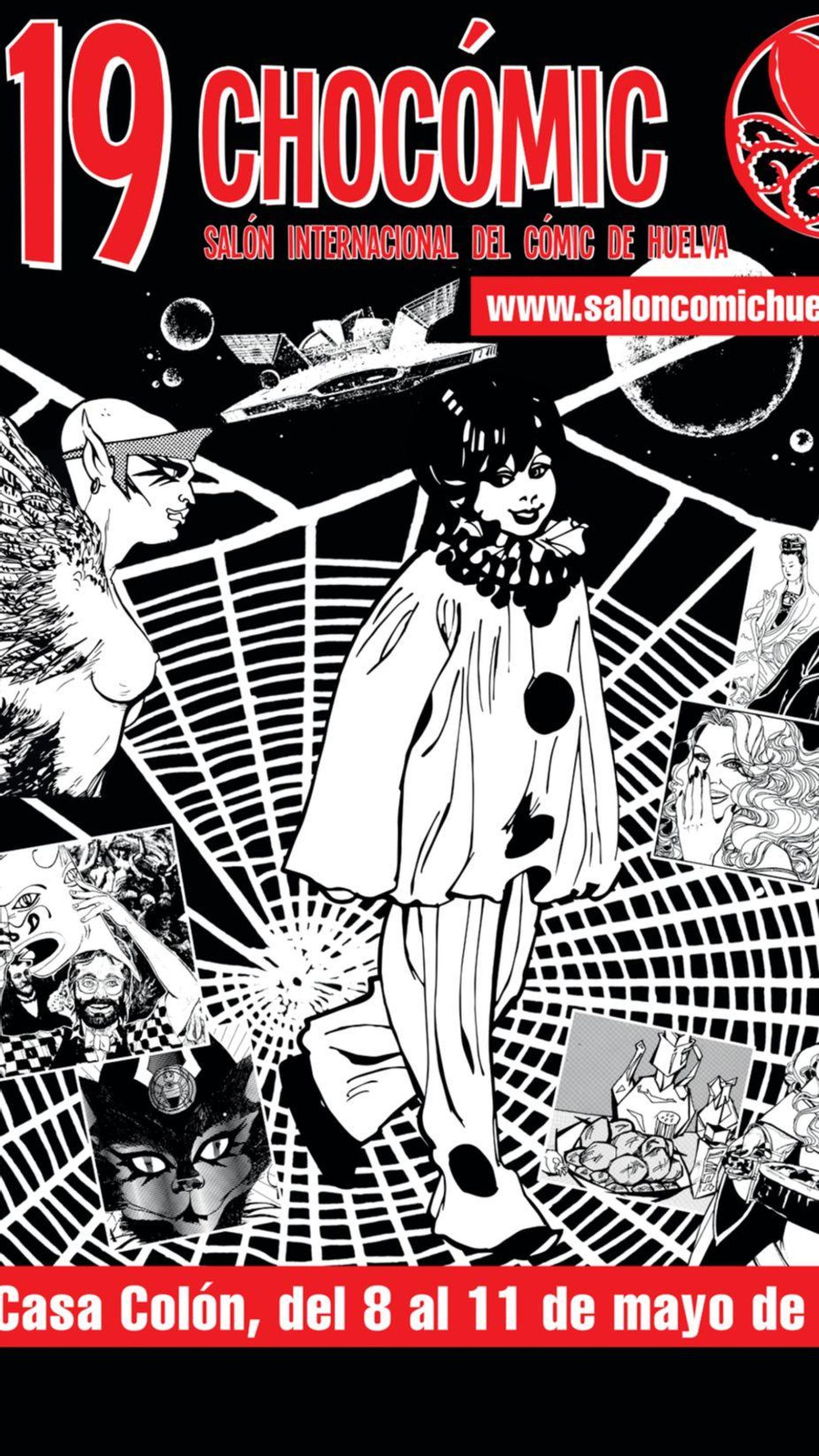 Cartel del 19º Chocómic realizado por Marika Vila..
