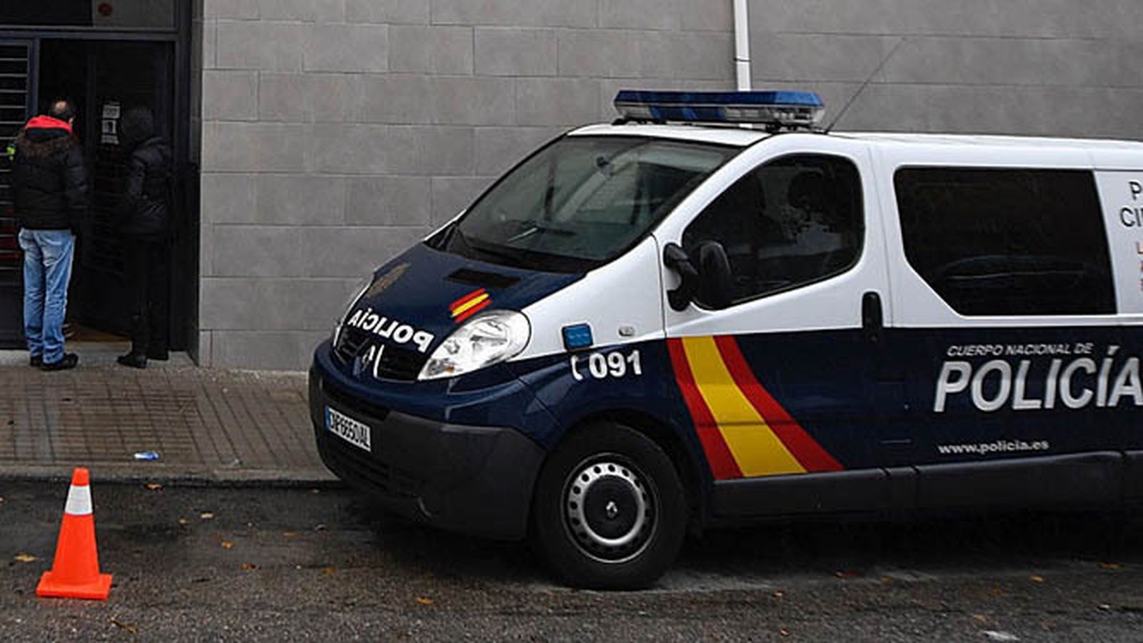 Un furgón de la Policía Nacional, en una imagen de archivo.