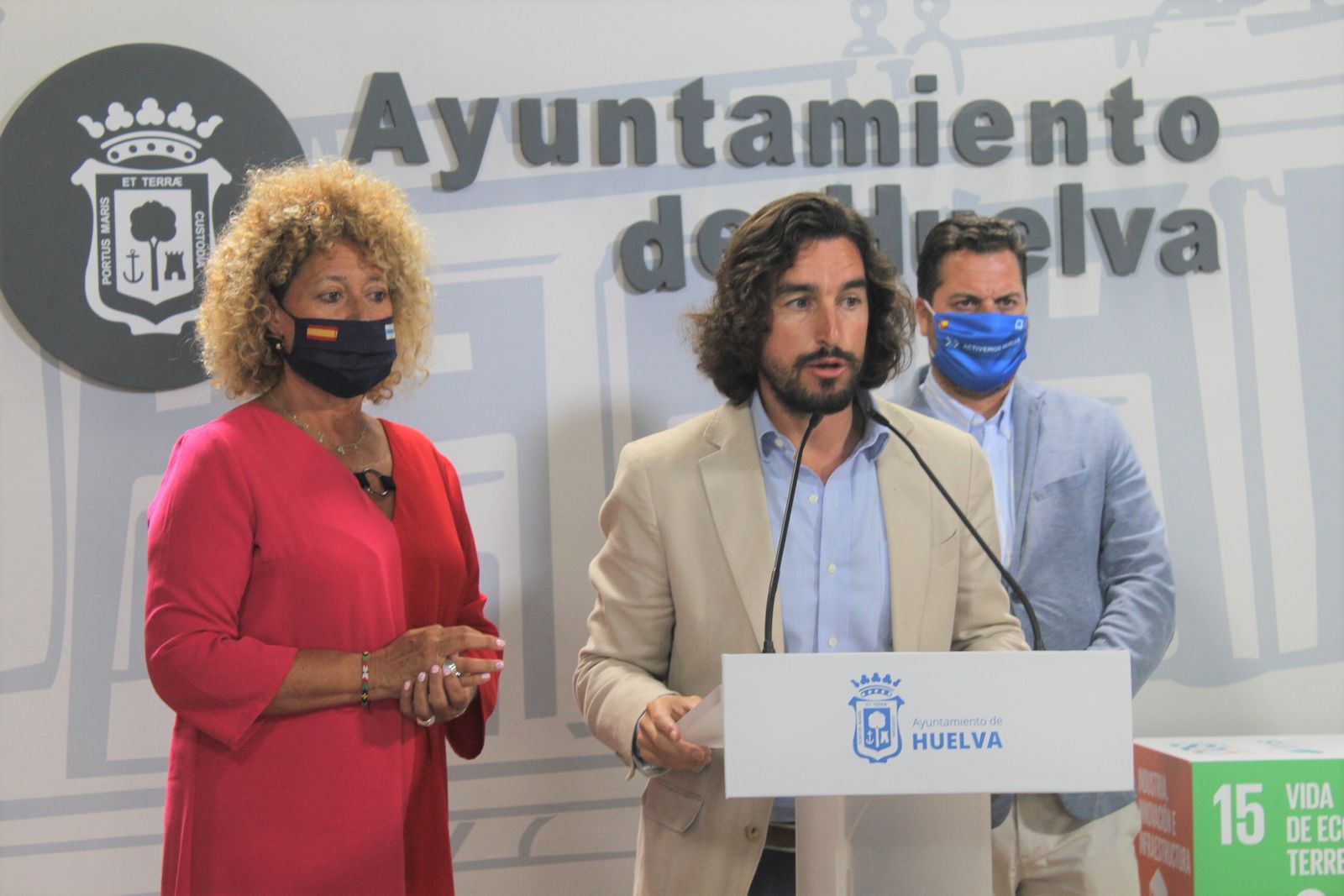 Pilar Marín, Javier González y Jaime Pérez.