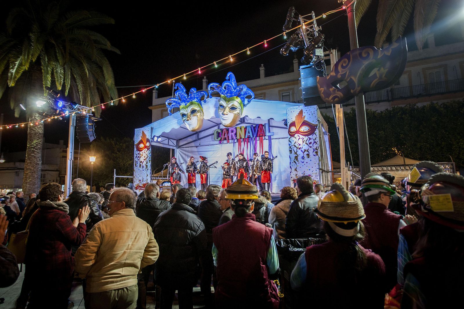Actuación de Carnaval en 2018.