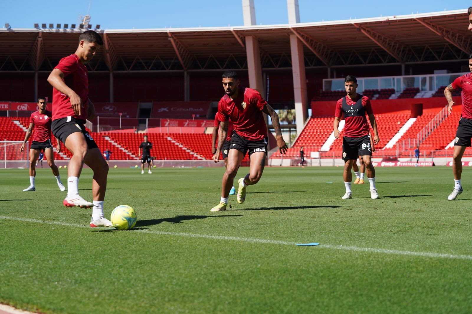 Imágenes del entrenamiento del viernes 28
