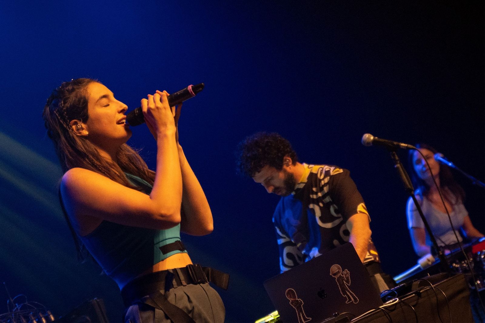 Concierto del dúo Delaporte en el Teatro de las Cortes.