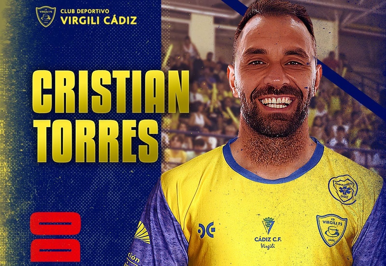 Cristian Torres se une al proyecto del Cádiz CF Virgili.