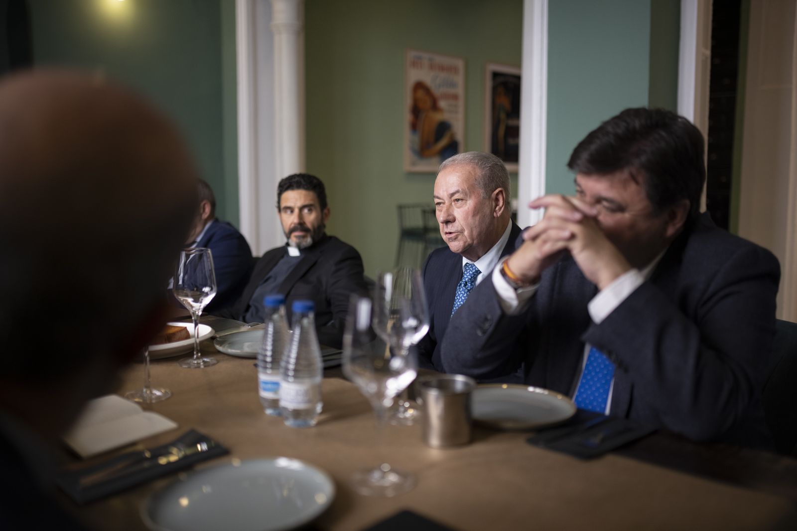 Imágenes de la tertulia cofrade de Huelva Información