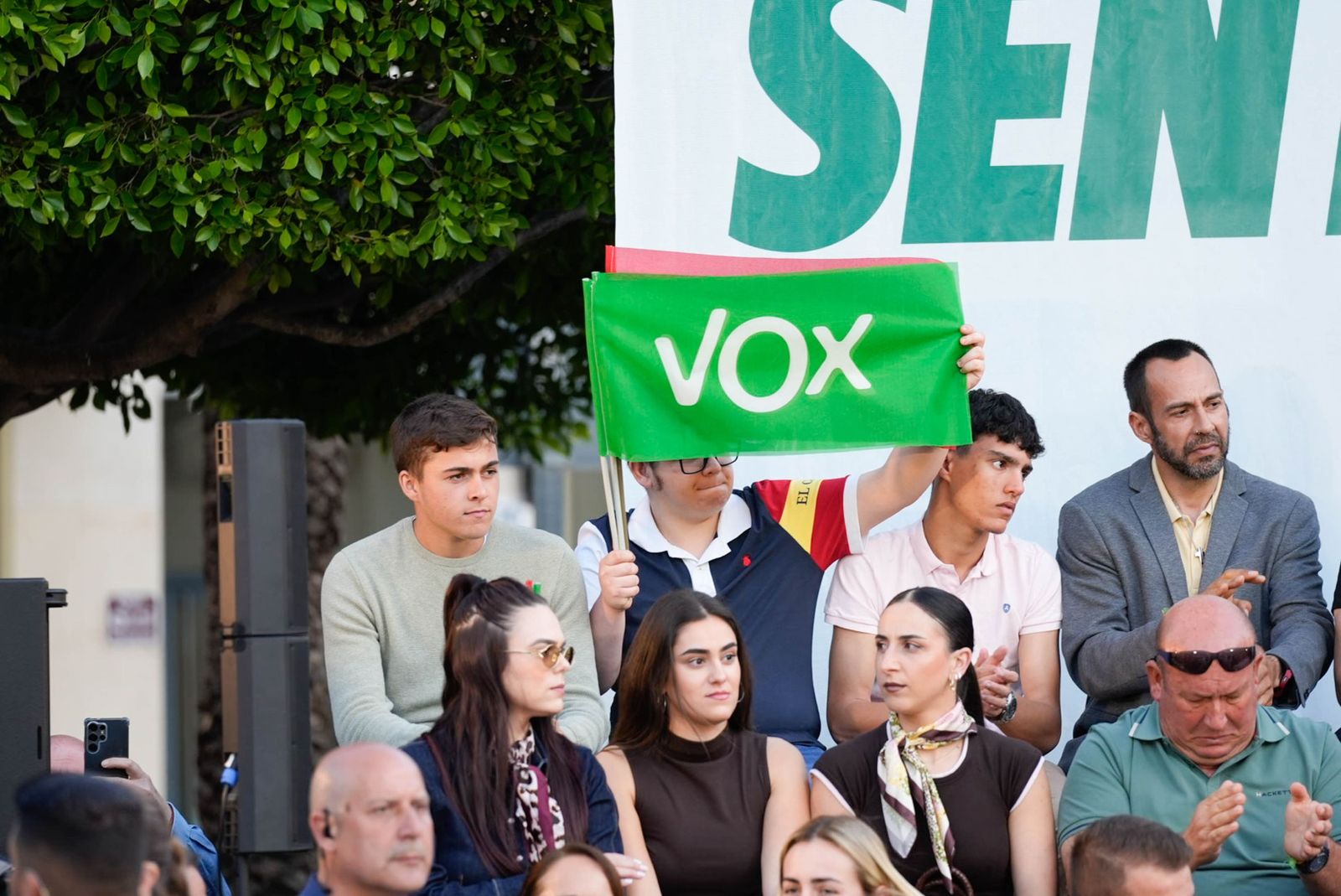 Las imágenes del acto público de Vox con Santiago Abascal en El Ejido
