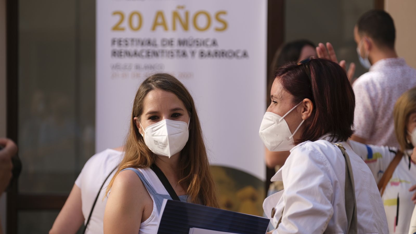 Recibimiento a los alumnos del Festival de Música Renacentista y Barroca de Vélez Blanco.