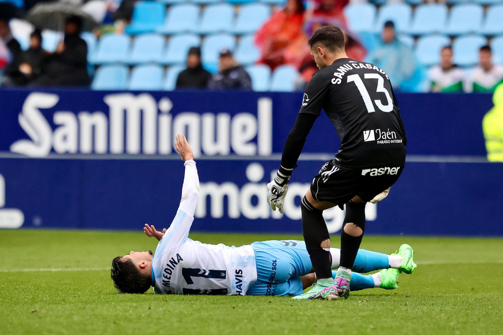 El Málaga CF-Linares Deportivo, fotos El Málaga CF-Linares Deportivo, fotos