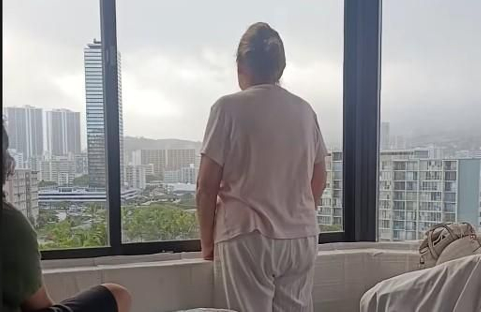 Familia onubense en el hotel de Hawáii mientras hay una alerta por tsunami.