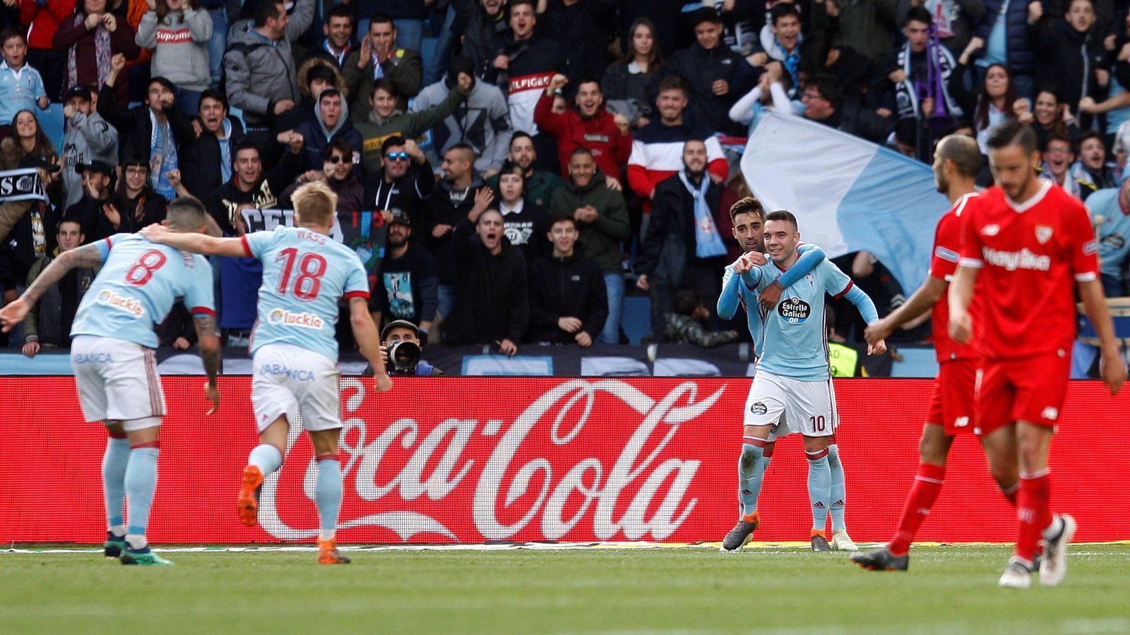 Las imágenes del Celta-Sevilla