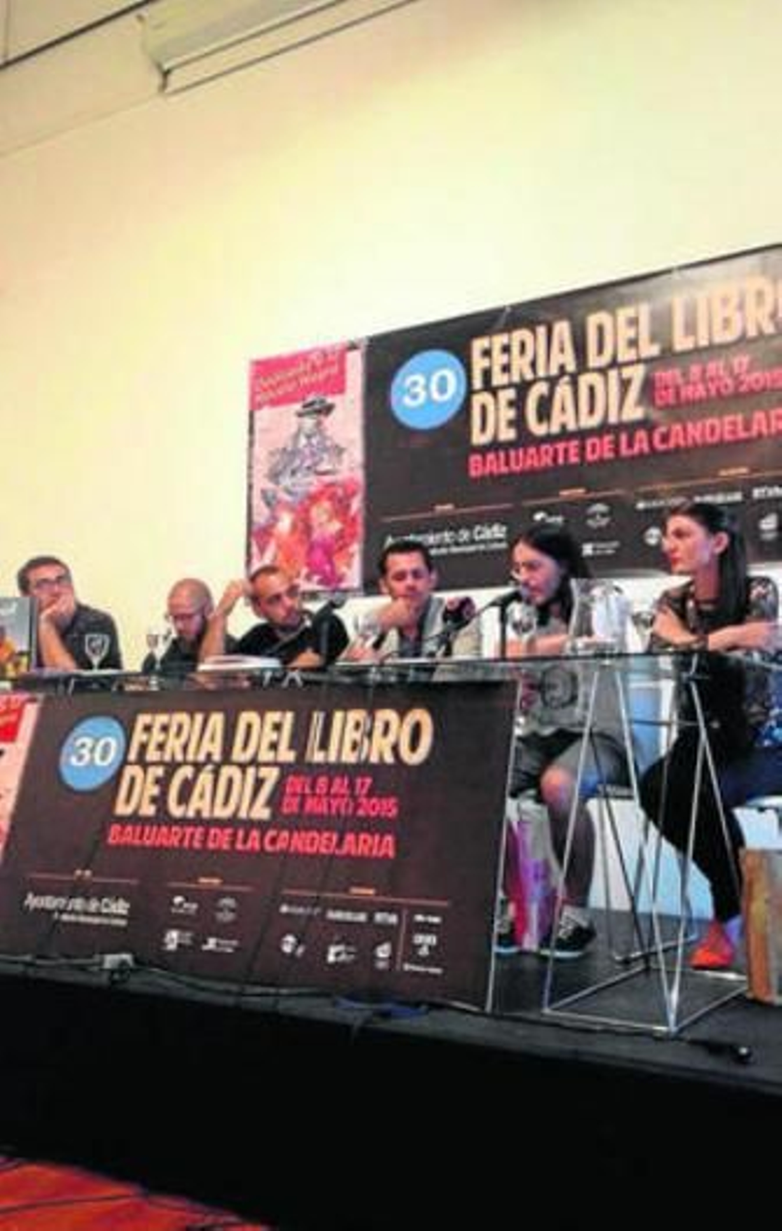 Los ganadores de Desencaja con Raúl Perales y Jaime Armario.