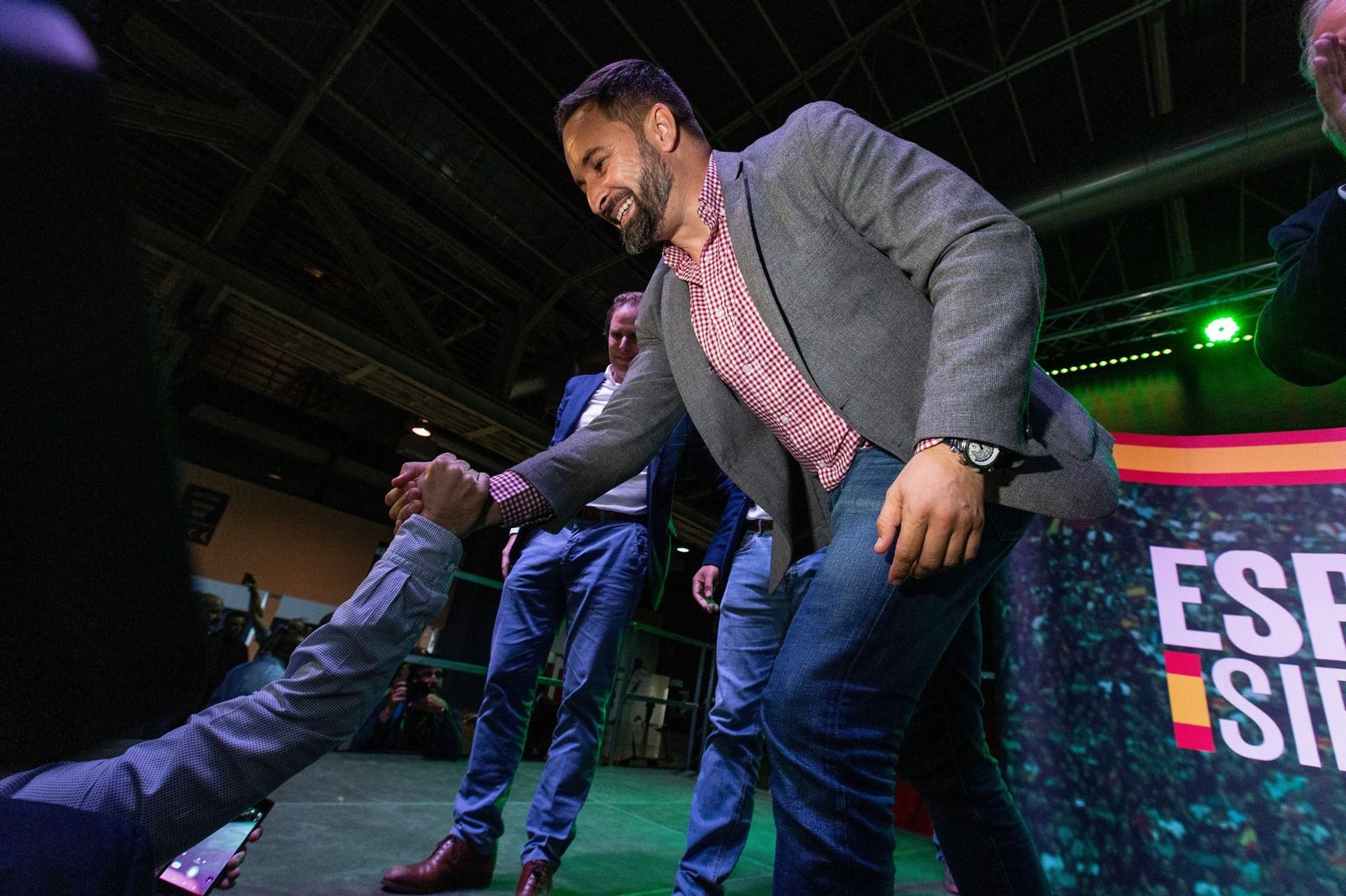 Vox lanza su campaña en Barcelona con un acto en el Santiago Abascal ha dado un mitin.