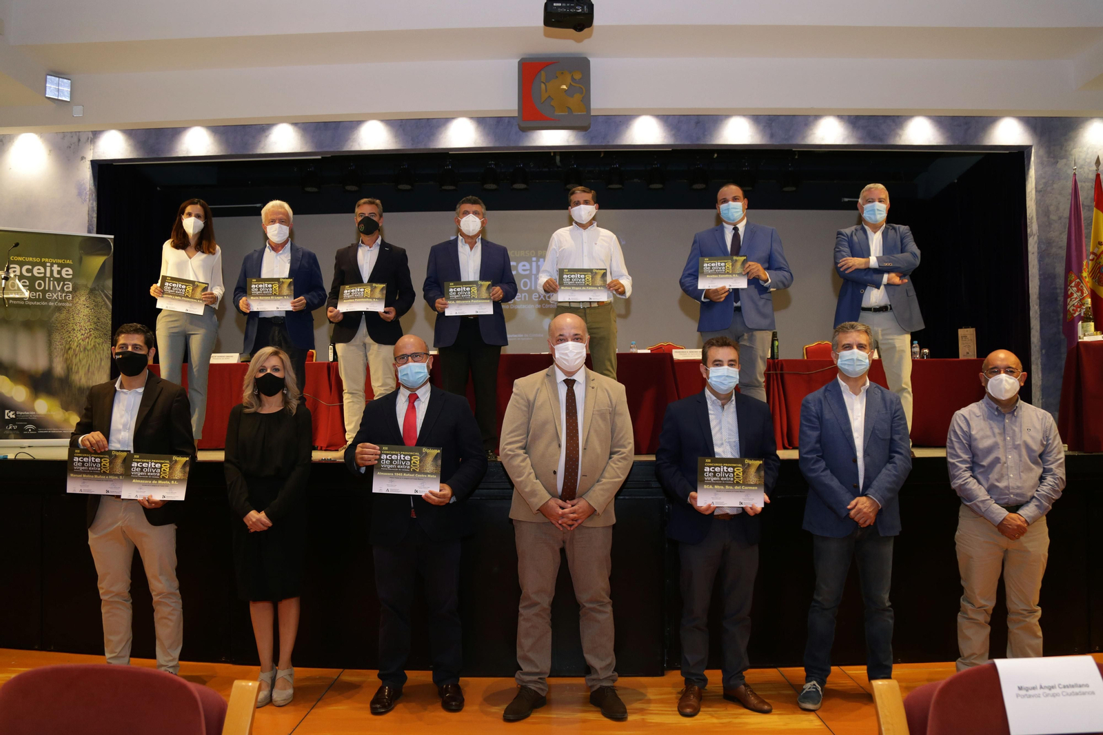 Los galardonados del XIII Concurso Provincial de AOVE de Córdoba.