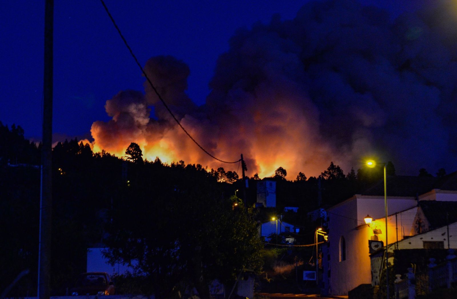 Incendio en La Palma.