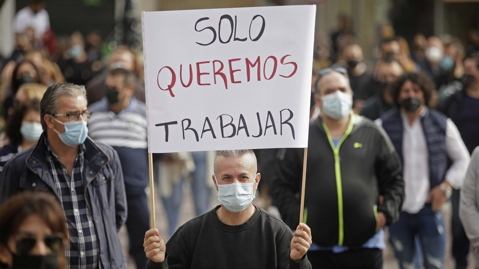 Fotos de la manifestación de la hostelería en Algeciras