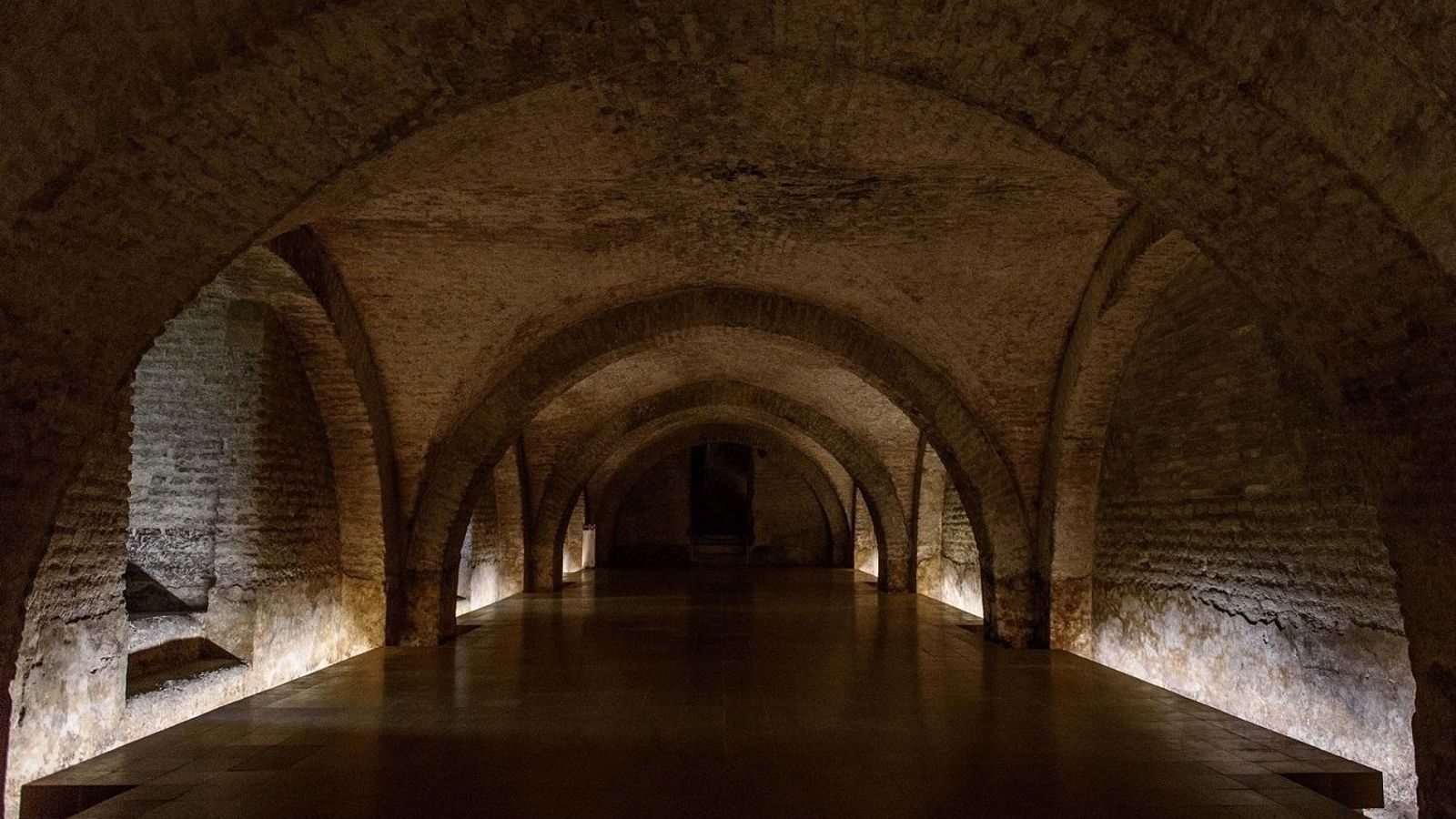 Imagen del semisótano del Real Alcázar