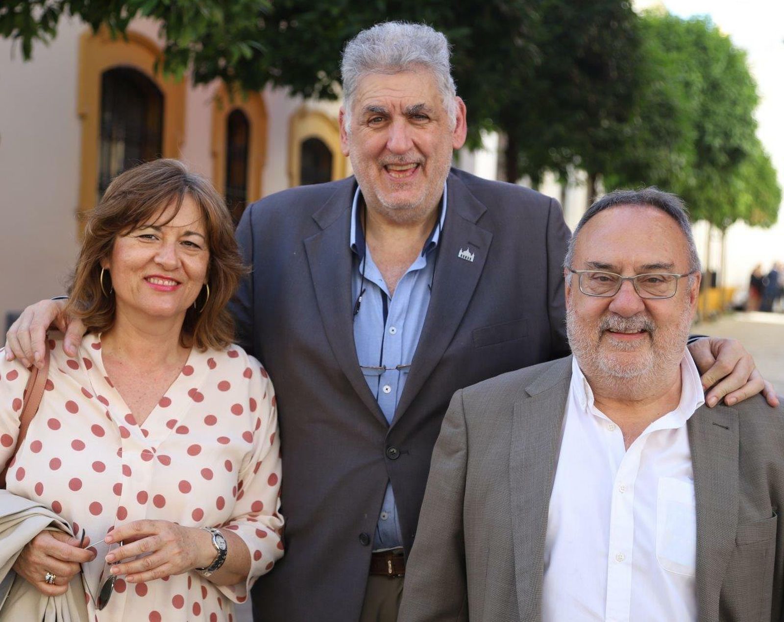 Ana Pato, Miguel Gallardo y Alfredo Relaño, Director del Diario AS.