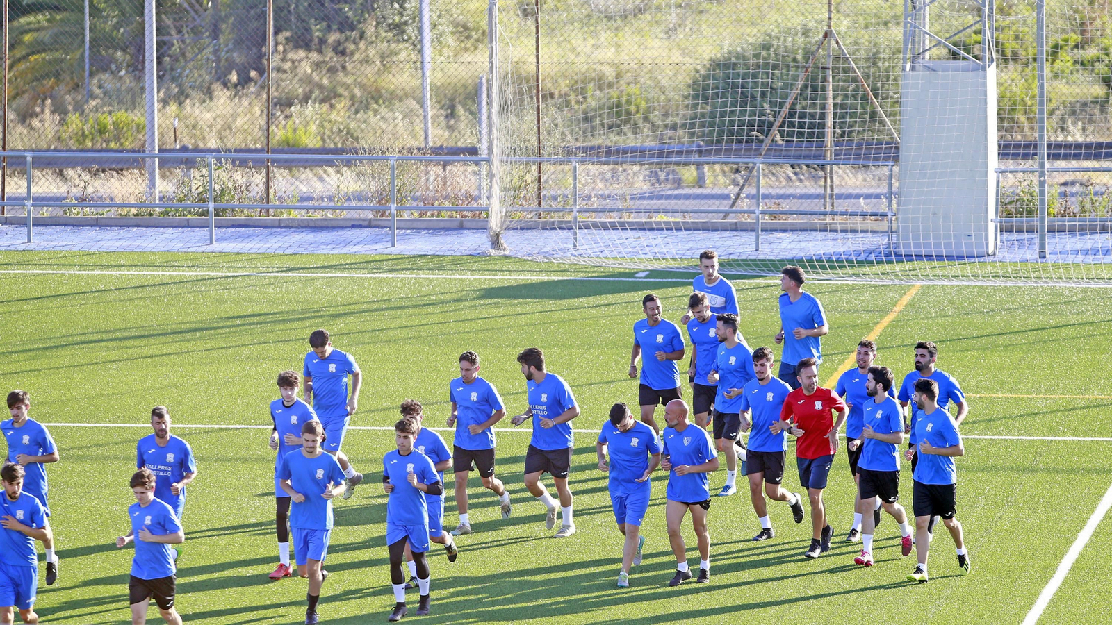 El Jerez Industrial entrenado en Picadueña