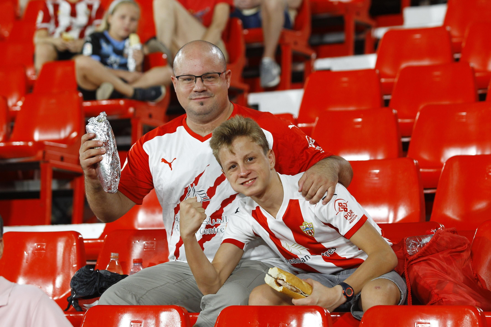 Imágenes del partido U.D. Almería-Sevilla F.C.