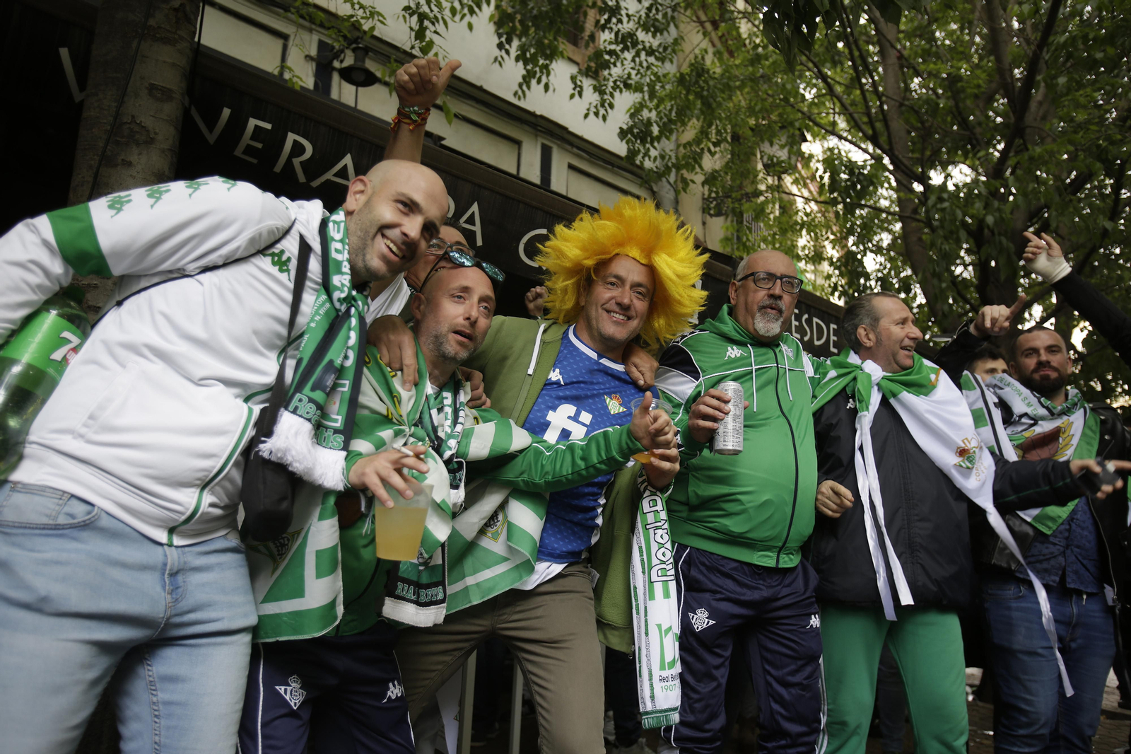 Afición Bética en la Alameda