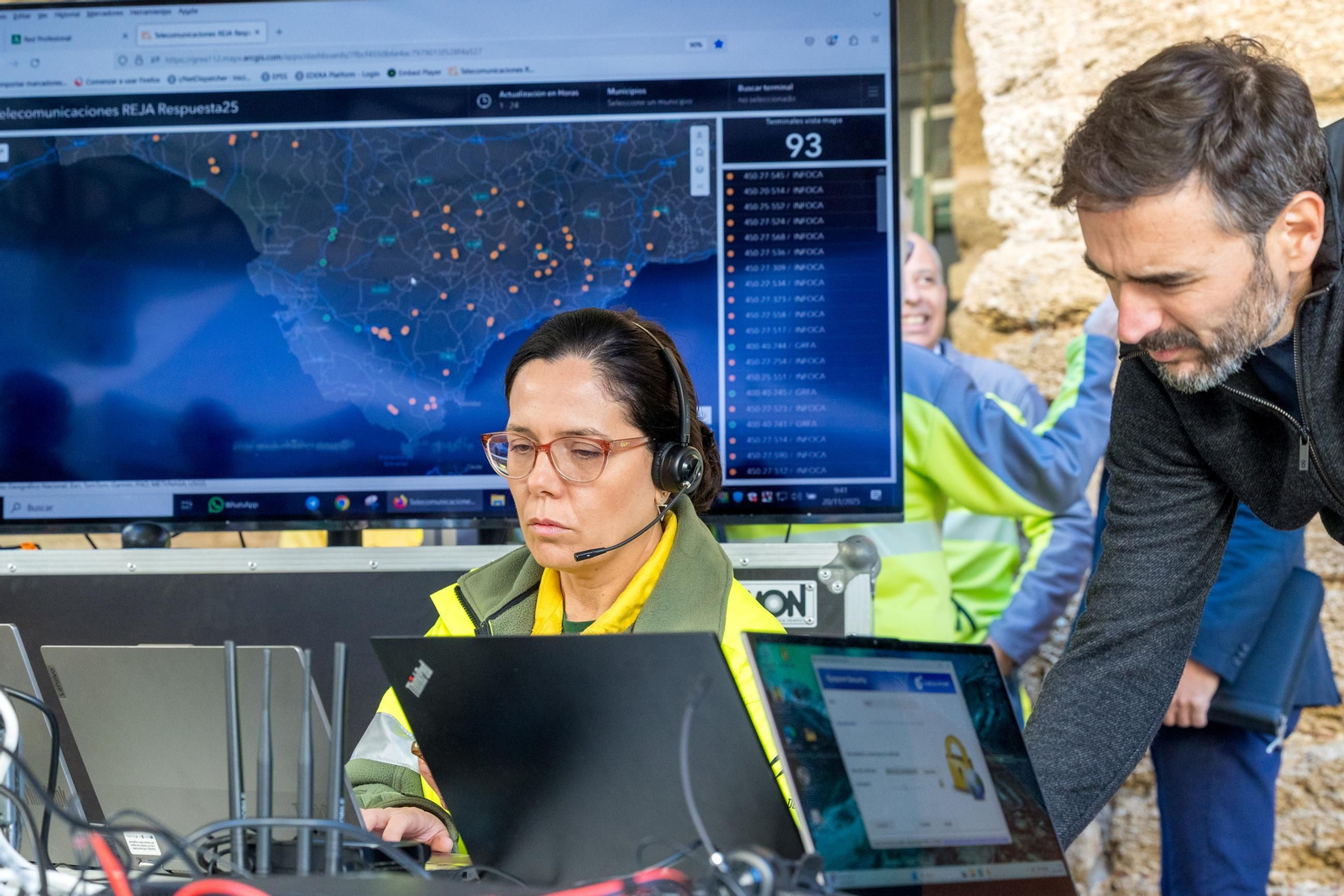 Todas las imágenes del simulacro de tsunami en Cádiz