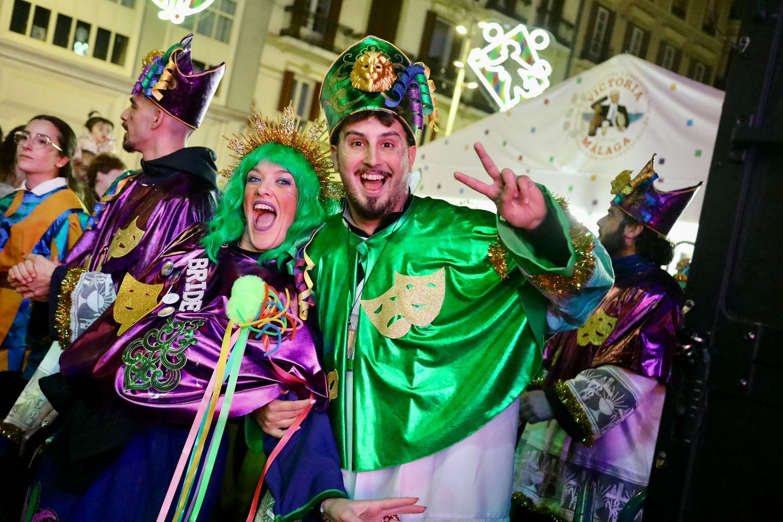 La Batalla de las Flores del Carnaval de Málaga, en imágenes