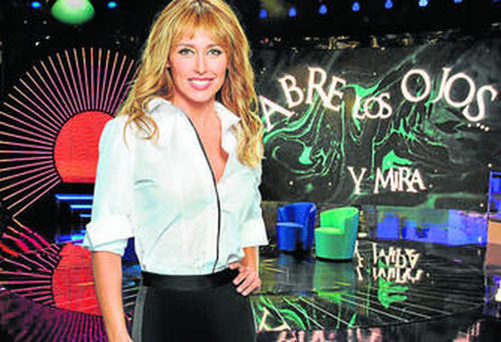 Emma García con 'Abre los ojos... y mira', que se estrena esta noche en T-5.