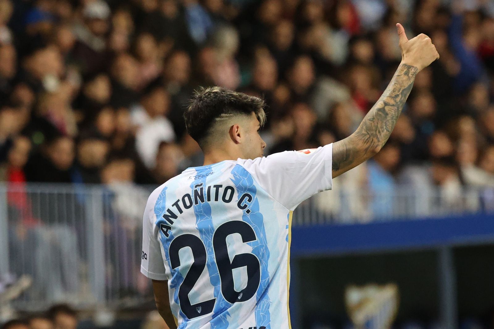 La etapa de Antoñito Cordero en el Málaga CF, en fotos