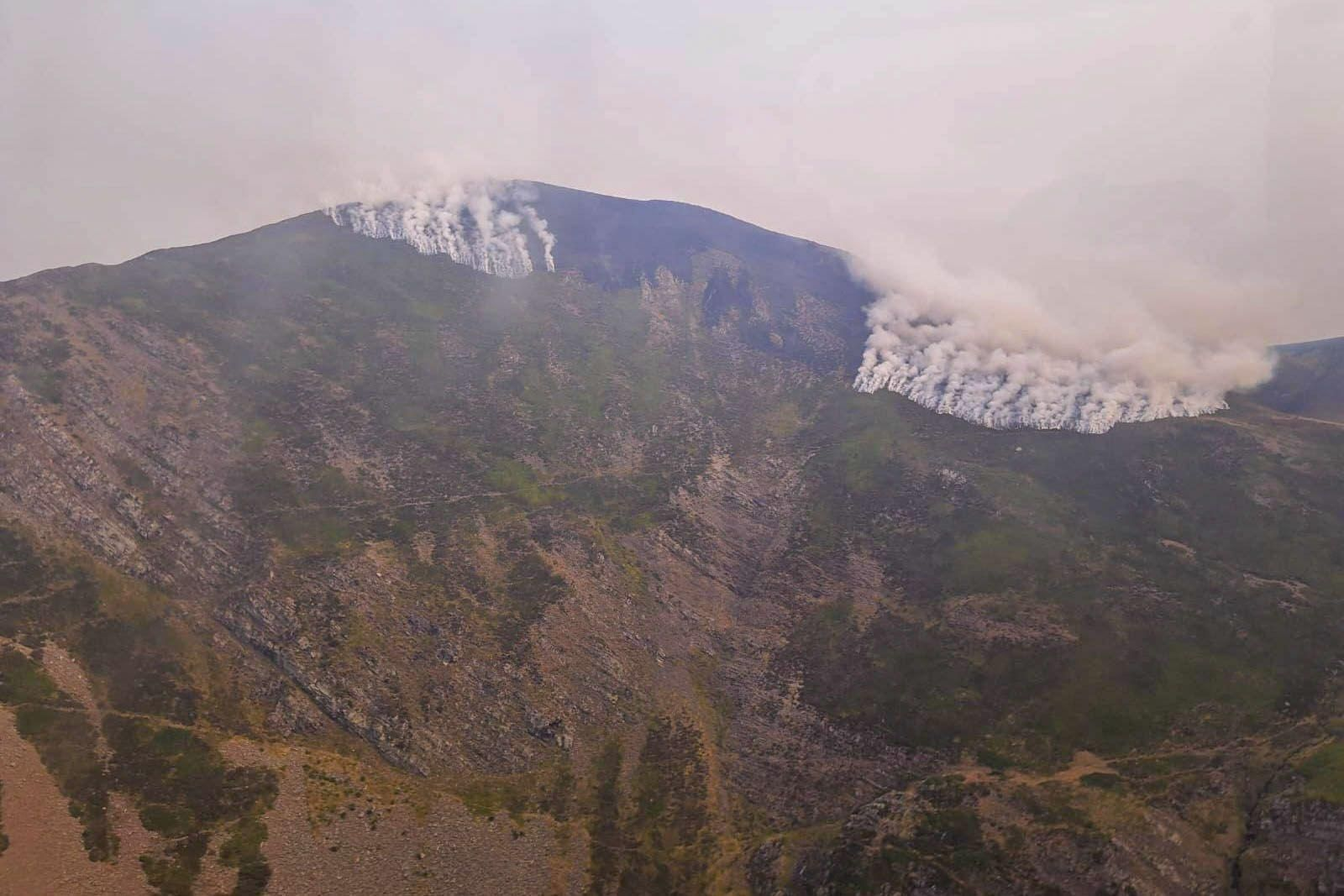 Imagen de la entrada del frente en la vertiente Cántabra de los Picos de Europa.
