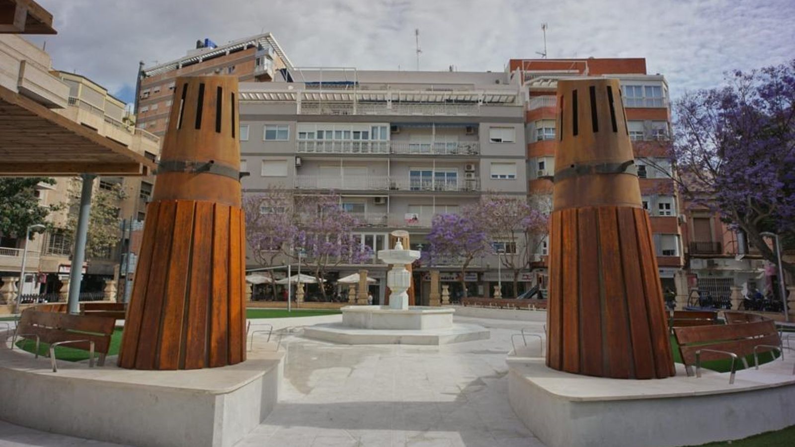 La fuente ha sido mejorada con la limpieza del mármol entre otros trabajos