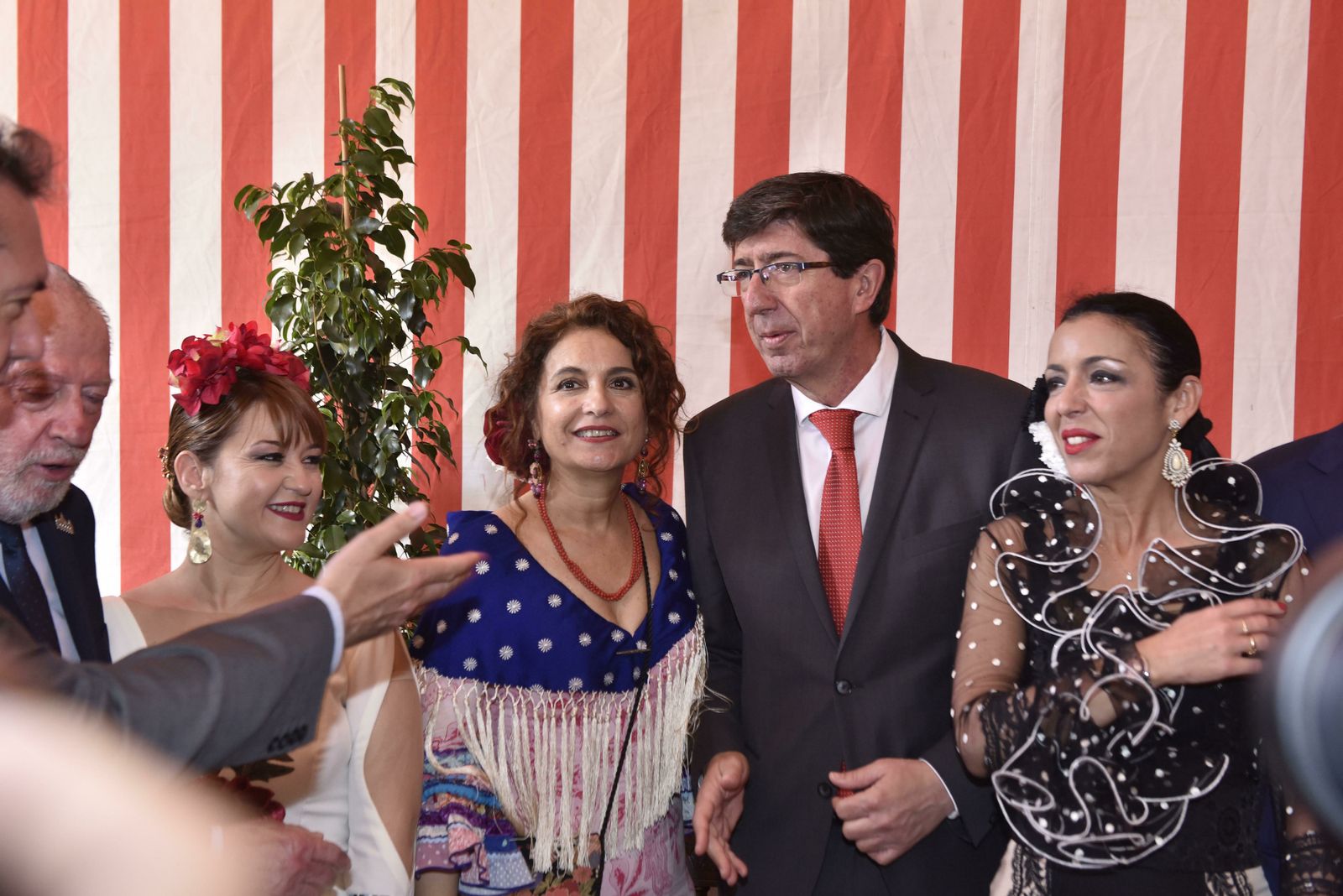 María Jesús Montero, Juan Marín y Marta Bosquet