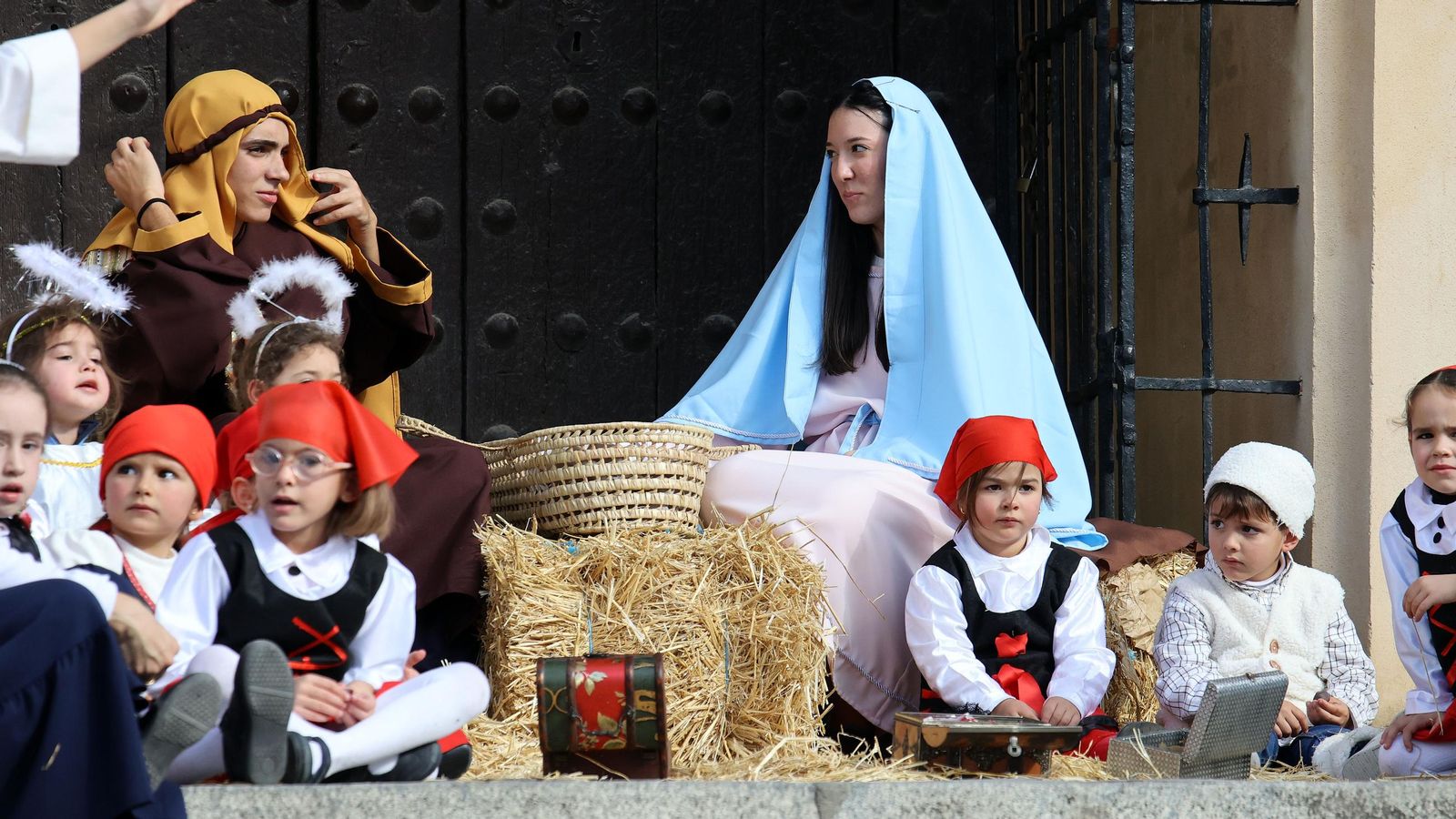 Imágenes del Belén Viviente de la plaza San Lucas en Jerez