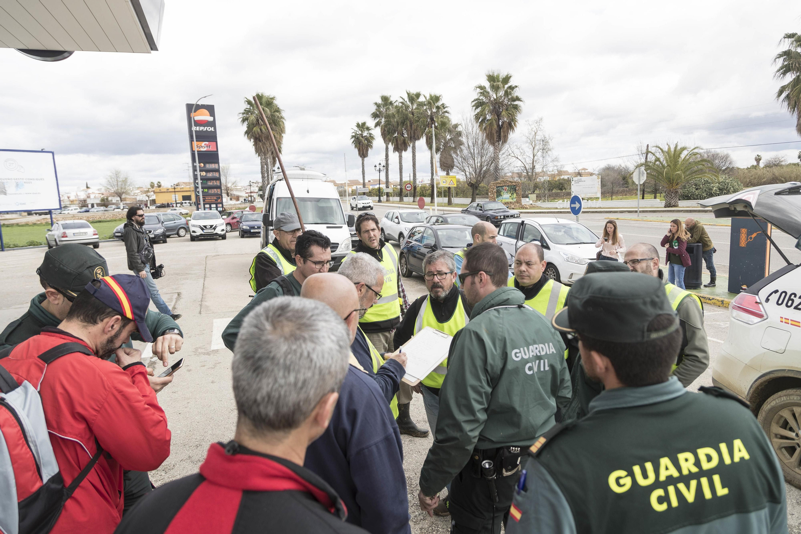 La búsqueda del guardia civil en Guillena