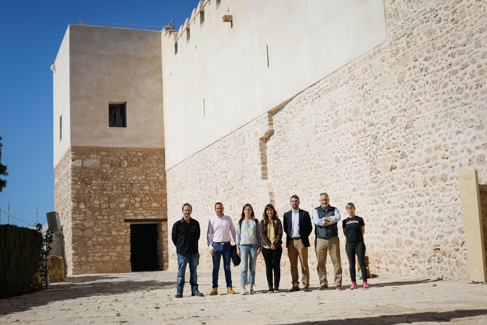 Restauración torre Sur Alcazaba
