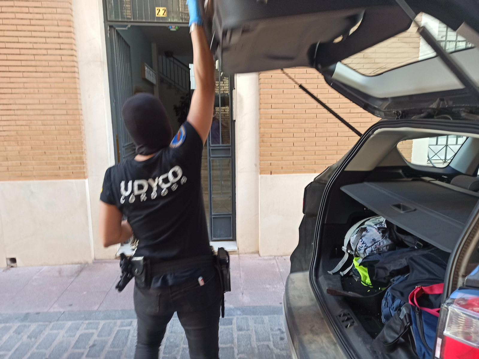 La operación antidroga de Lucena, en fotografías