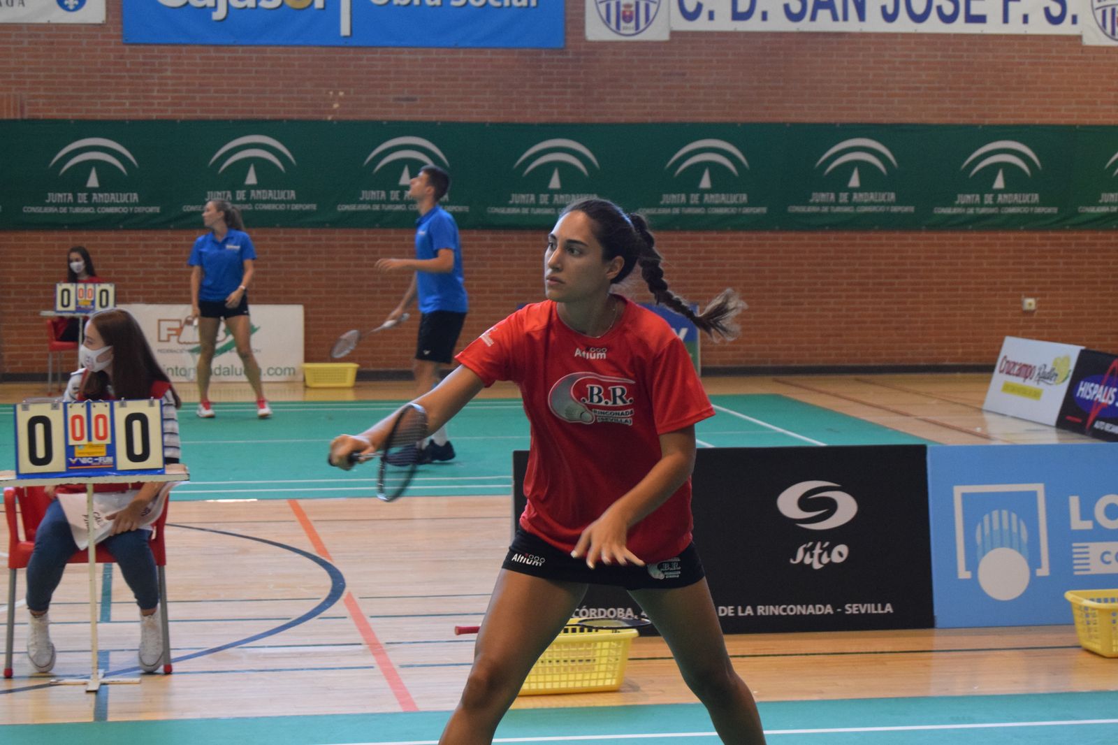 Marta Molina, durante uno de sus encuentros esta temporada.