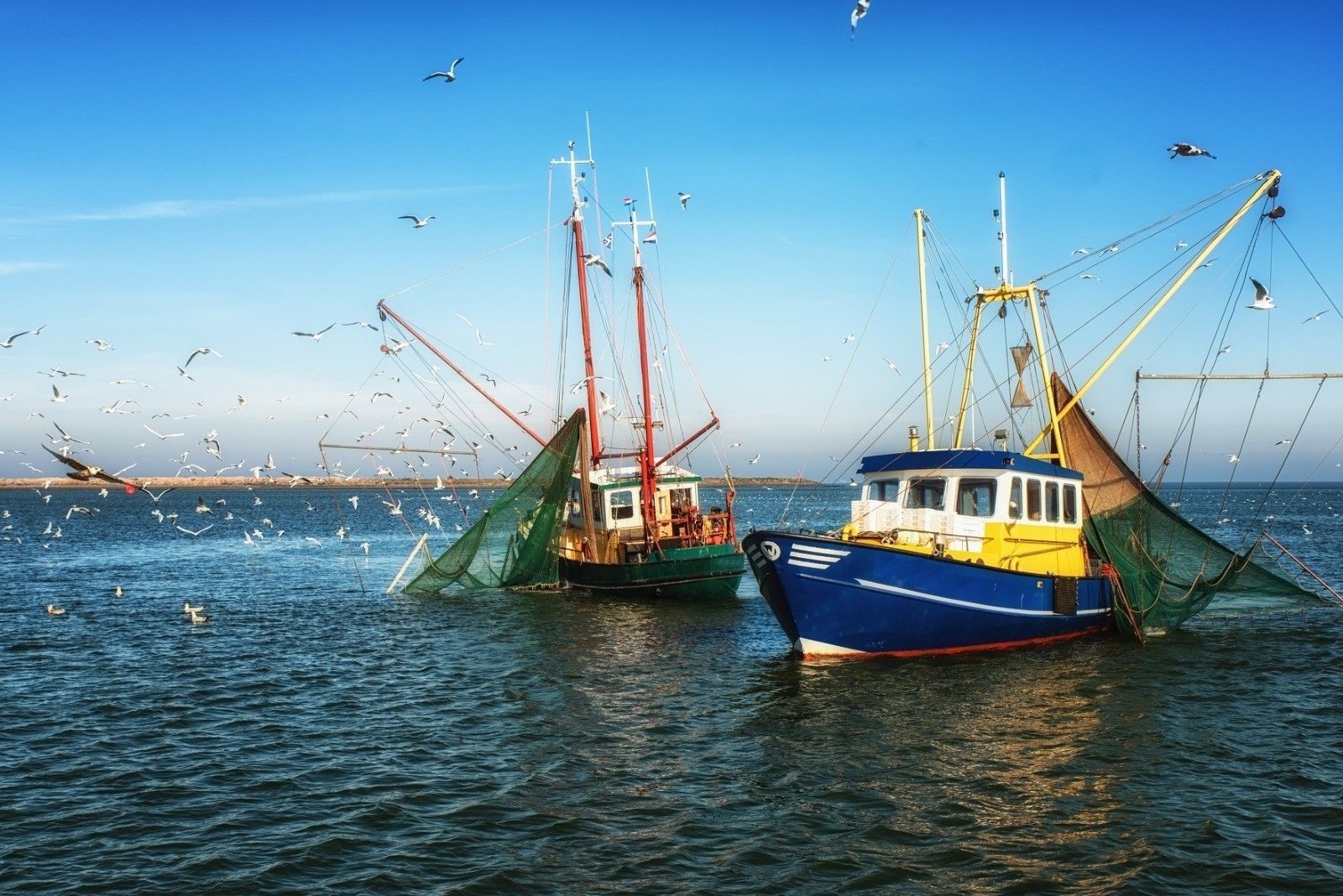 Barcos del Golfo de Cádiz, en una imagen de archivo