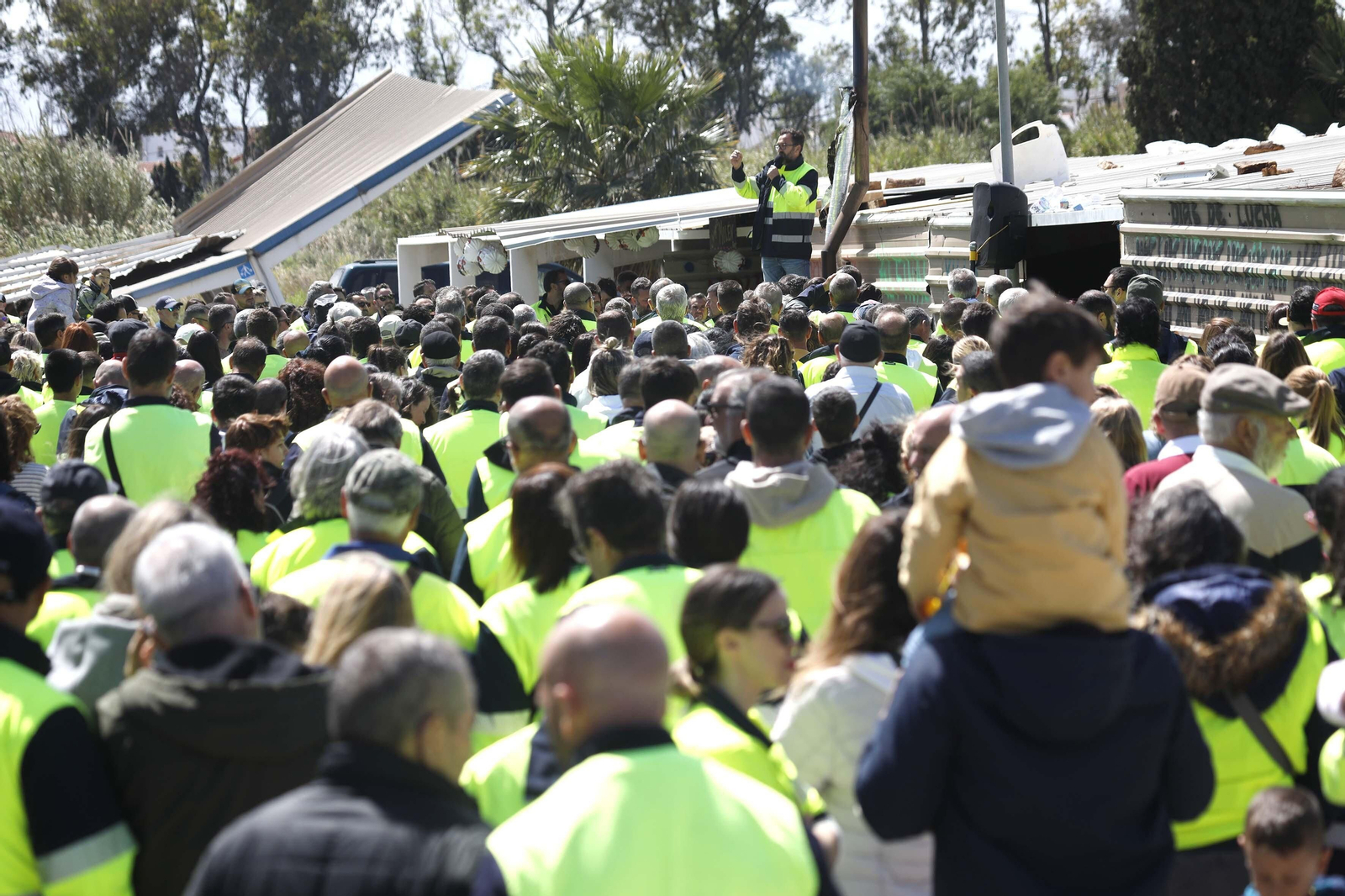 Fotos de la concentración de Acerinox por el Primero de Mayo Fotos de la concentración de Acerinox por el Primero de Mayo