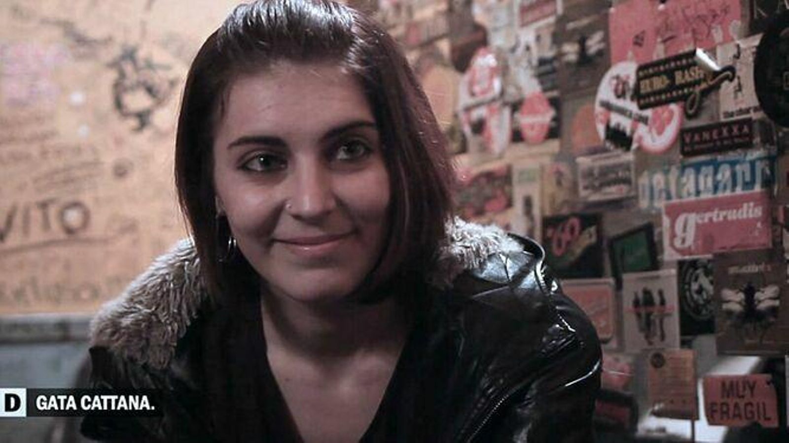 Una de las fotografías inéditas de Ana en la sala El Tren, que aparecerá en el documental. Una de las fotografías inéditas de Ana en la sala El Tren, que aparecerá en el documental.