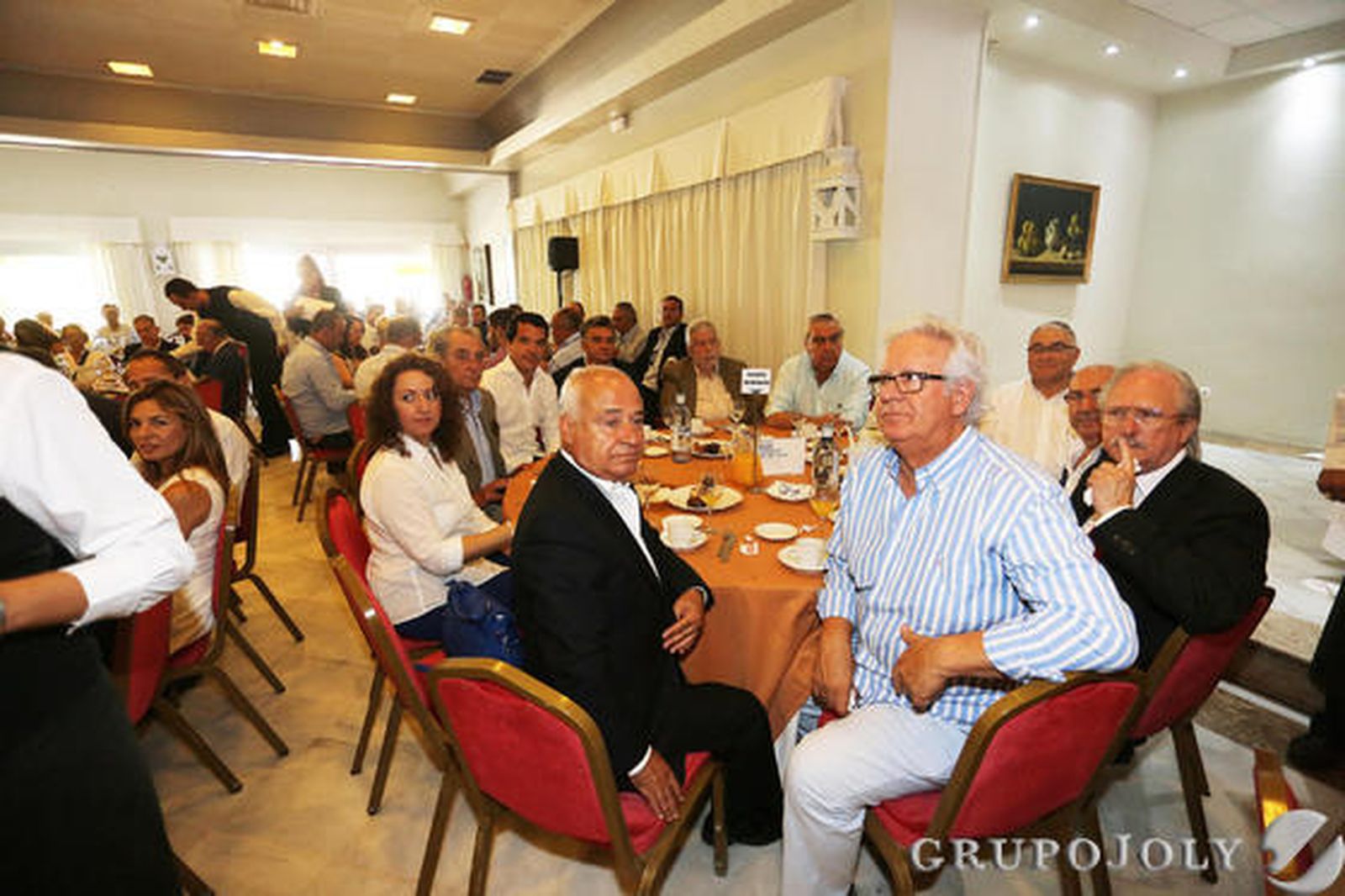 Juan Gordillo, Ana Mª Segura, Ramón Guerrero, Juan Mateos, Antonio Puerto, Eduardo Santander, José Valentín, Luis Sánchez, Francisco Yuste, Paco Bigote, Antonio Zambrano y Juan A. Muñoz.

Foto: Pascual