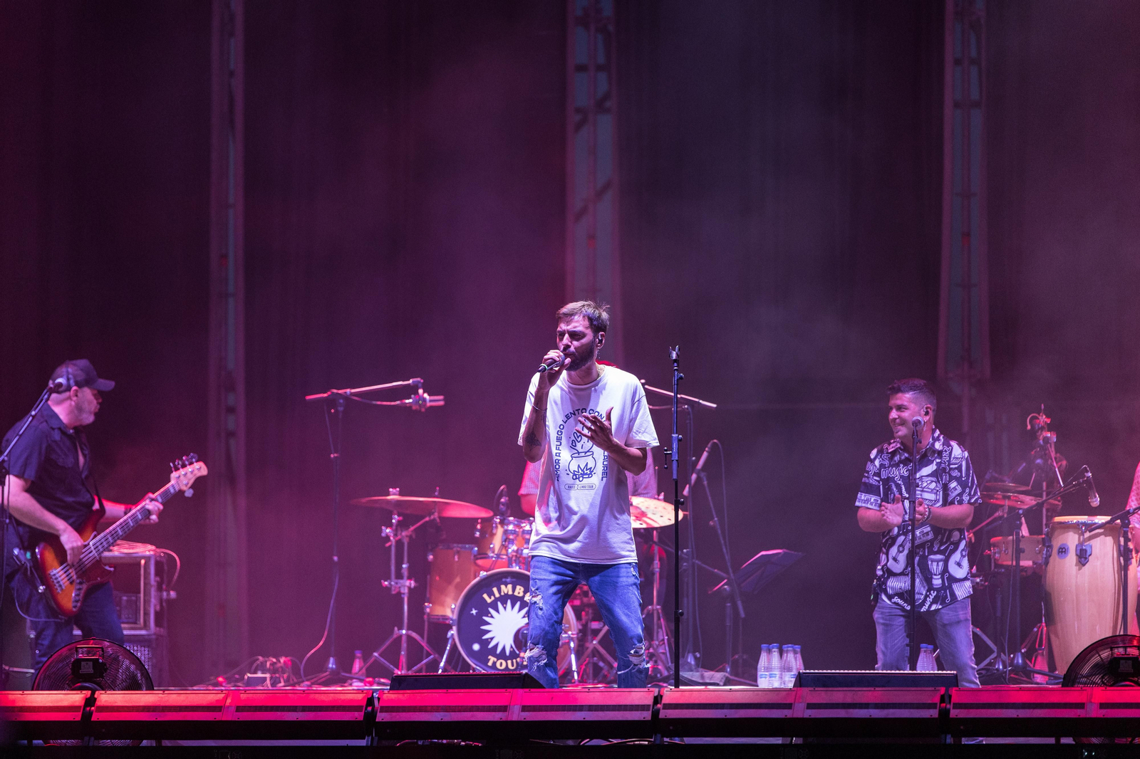 Raúle, en concierto en el Bahía Sound de San Fernando