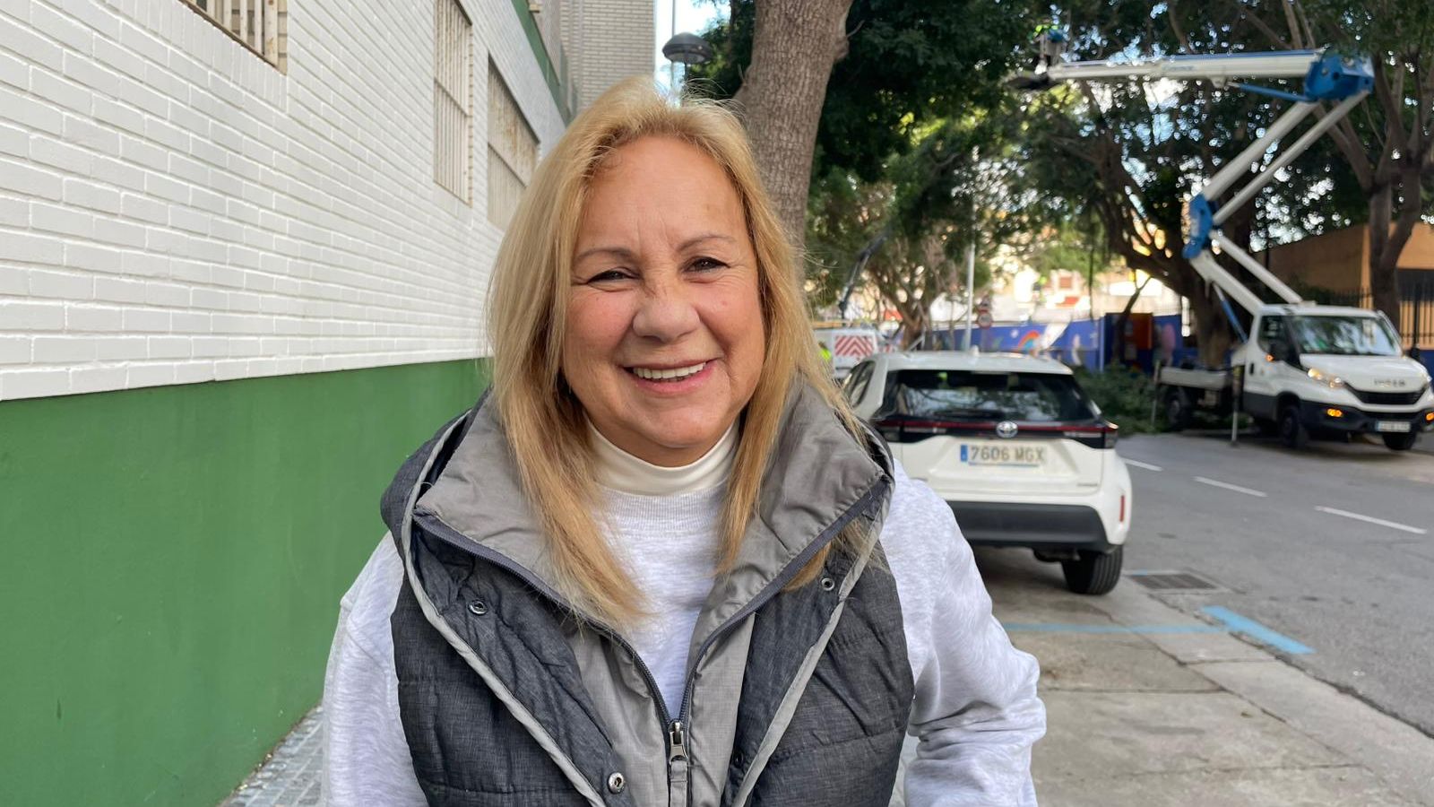 Isabel Inés Enríquez, vecina de Huelin